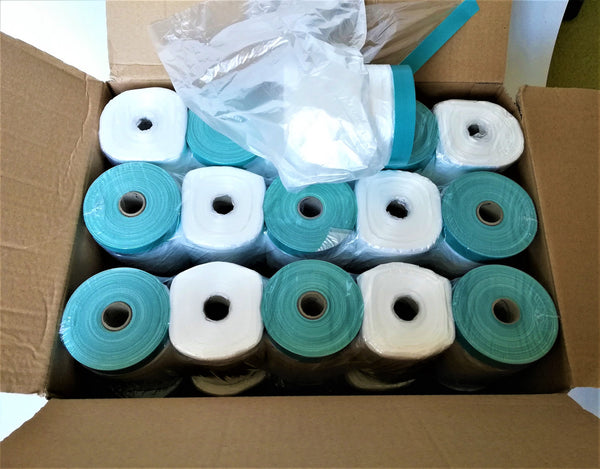 Profi Gewebe Masker 140cm x20m Abdeckfolie Klebeband mit Folie UV21