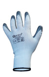 2 bis 72 Paar Arbeitshandschuhe Montagehandschuhe Garten Latex grau / weis Größe 10