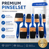 Malerpinsel, Lackierpinsel, Lasurpinsel, Pinsel Set Flachpinsel Satz 7 tlg.