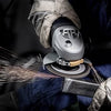 10 St Fächerscheiben INOX blau 125 K40 Schleifscheiben Schleifmopteller