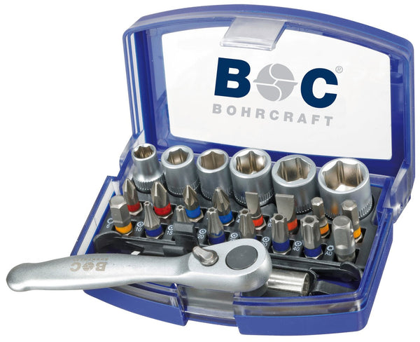 Profi Bit Satz mit Knarre Bitset Nusskasten Bithalter Torx Bit Ratschenkasten