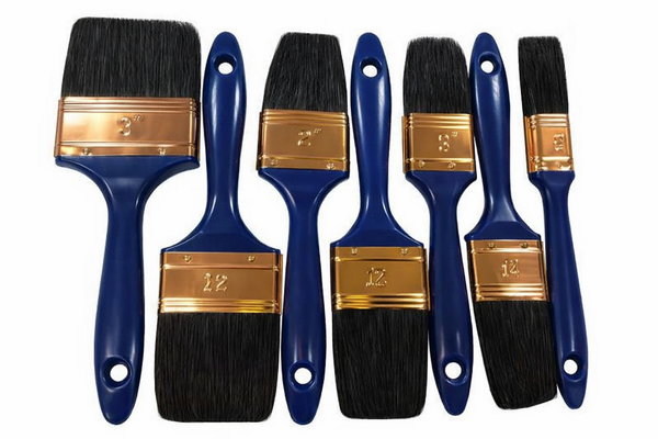 Malerpinsel, Lackierpinsel, Lasurpinsel, Pinsel Set Flachpinsel Satz 7 tlg.