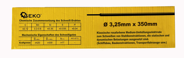 3,25mm Schweißelektroden Stabelektrode Rosa Universalelektrode 3,25mm x 350mm