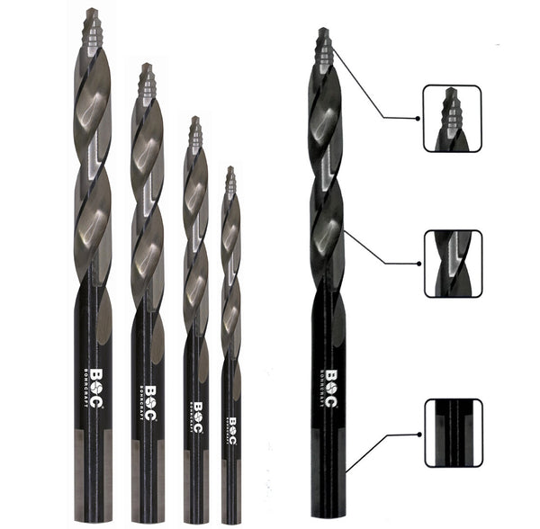 10,5 - 13,0mm Spiral-Bohrer DIN 338 HSS-G geschliffen, TURBO STEP P-PLUS Eisen- Stahl- Bohrer