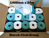 Profi Gewebe Masker 140cm x20m Abdeckfolie Klebeband mit Folie UV21