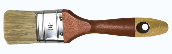 2 St. 40mm Profi Flach Pinsel Malerpinsel Farbpinsel Lasurpinsel Naturhaarmischung