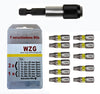 Profi Torx Bits 11St,2xTx10,2xTx15,2xTx20,2xTx25,1xTx27,1xTx30,1xTx40, SB Box + Bithalter WZG