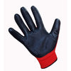12 Paar Arbeitshandschuhe Montagehandschuhe Garten Latex rot Größe 10 G73582