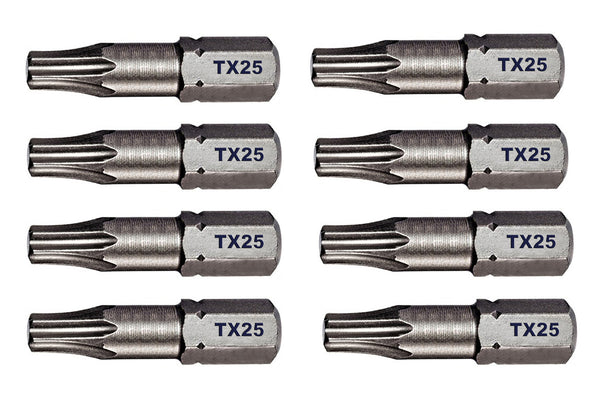 Profi Torx Tx25 Bit 8 St. Torx Bits Tx25 mit Mehrfachkaufrabattierung