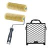 Profi 2 x Malerrolle Malerwalze Farbrolle Maler Walze Rolle 25cm 18mm Flor Grünrolle