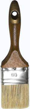 2 St. 60mm Profi Flach Pinsel Malerpinsel Farbpinsel Lasurpinsel Naturhaarmischung