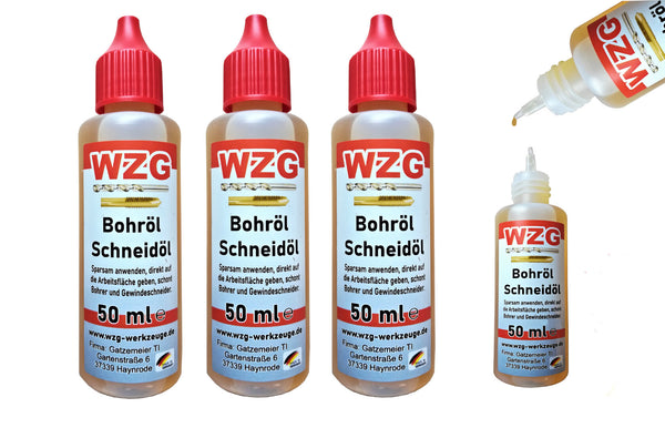 3 Stück Bohr und Schneid ÖL Bohröl Gewindeschneidöl Kühlmittel V2 Allschmiermittel 50mL