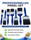 Malerpinsel, Lackierpinsel, Lasurpinsel, Pinsel Set Flachpinsel Satz 7 tlg.