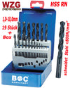 19 St. Metallbohrer Set Box Spiralbohrer Stahlbohrer Holzbohrer Bohrcraft HSS R