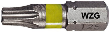 Profi Torx Bits 11St,2xTx10,2xTx15,2xTx20,2xTx25,1xTx27,1xTx30,1xTx40, SB Box + Bithalter WZG