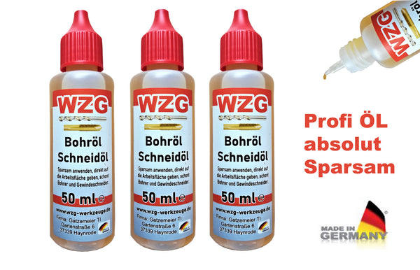 3 Stück Bohr und Schneid ÖL Bohröl Gewindeschneidöl Kühlmittel V2 Allschmiermittel 50mL