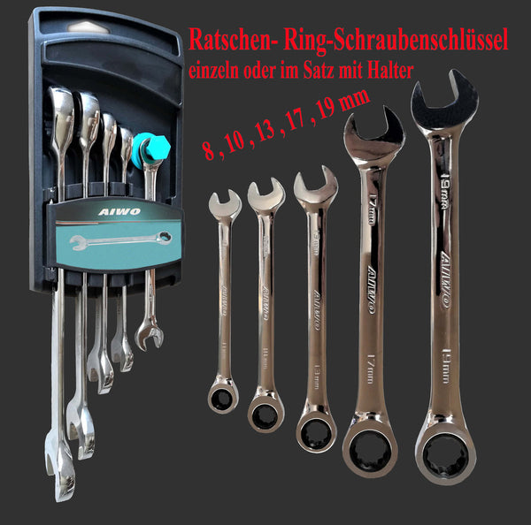Ratschenschlüssel Satz Ringmaul Ring Maul Ratsche Schlüssel Werkzeug Set