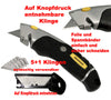 Trapetzklingen Messer Cuttermesser Allzweckmesser mit 5 Ersatzklingen Trockenbau